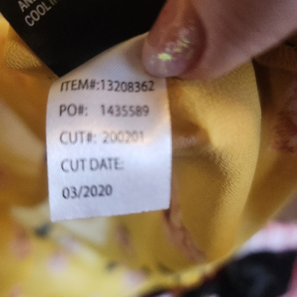 Torrid Lexie Babydoll Chiffon Top – Yellow Floral – Size 0 (L/12) NWOT - Picture 15 of 16
